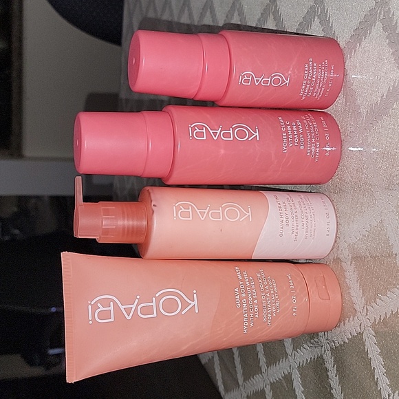 Bundle of 4 Kopari Lychee and Guava Face and Body Care